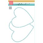 Marianne Design Craft Stencil 2 Hearts