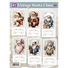 Creatief art Vintage Santa Claus Card Kit (RE2530-0189)