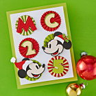 Spellbinders Say Cheese Classic Mouse Christmas Etched Dies Classic Mouse Christmas Embellishments (S4-1496)