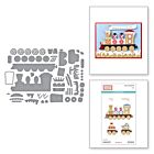 Spellbinders Candy Christmas Etched Dies Gingerbread Train (S7-280)