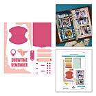 Spellbinders Turn the Page Etched Dies Torn Edges with Tag by Esther Glas (S7-298)