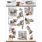 3D Push-Out Amy Design Sturdy Winter Moose 