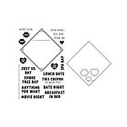 Hero Arts Love Note Messages Clear Stamps & Dies Bundle (SB418)        