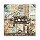 Stamperia Sea Land 8x8 Inch Paper Pack (SBBS101)