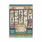 Stamperia Gardens of Time A5 Washi Pad (8pcs) by Antonis Tzanidakis (SBW32) - Gardens of Time A5 Washi Pad (8pcs) by Antonis Tzanidakis (SBW32)