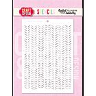 Craft for You Chevron Pattern A6 Stencil (SC016)
