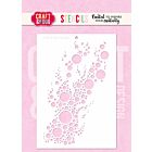 Craft & You Bubbles A6 Stencil (SC020)