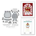 Spellbinders Merry Mischief Clear Stamp & Die Set Hedge-Hugs (SDS-213)