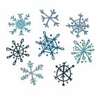 Sizzix Thinlits Die Set 8PK - Scribbly Snowflakes  Tim Holtz  
