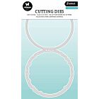 SL Cutting Die Torn Edge Card stand round Essentials nr. 1086