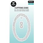SL Cutting Die Torn Edge Tag oval Essentials nr. 1091
