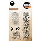 SL Clear Stamp Vintage roses Grunge Collection nr. 892