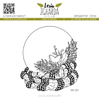 Lesia Zgharda Design Stamp Christmas snow globe
