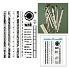 Spellbinders Turn the Page Clear Stamp Set Keepsake Strips by Esther Glas (STP-280)