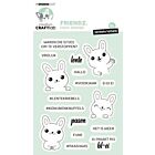 Studio Light Clear Stamp Friendz nr.417 CCL-FR-STAMP417 140x97mm