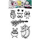 Studio Light Clear Stamp Owlicious Signature Coll. nr.637 ABM-SI-STAMP637 148x210x3mm