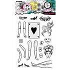 Studio Light Clear Stamp Playing card women Signature Coll. nr.650 ABM-SI-STAMP650 148x210mm