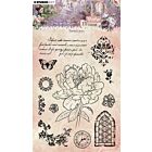 Studio Light Clear Stamp Timeless peony Vict. Dreams nr.610 JMA-VD-STAMP610 135x195x3mm