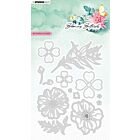 Studio Light Cutting Die Blooming Butterfly nr.485 SL-BB-CD485 98x139mm