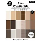 Studio Light Pattern paper pad Shades of brown Ess. nr.166 SL-ES-PPP166 148x210x8mm