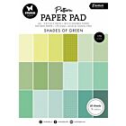 Studio Light Pattern paper pad Shades of green Ess. nr.164 SL-ES-PPP164 148x210x8mm