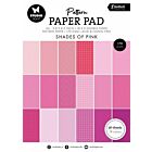 Studio Light Pattern paper pad Shades of pink Ess. nr.163 SL-ES-PPP163 148x210x8mm