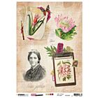 Studio Light Rice Paper A4 vel Just Lou Botanical Coll. nr.09