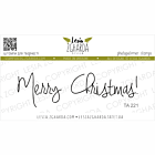 Lesia Zgharda Design photopolymer Stamp Merry Christmas!