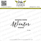 Lesia Zgharda Design photopolymer Stamp Sending warm winter wishes
