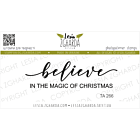 Lesia Zgharda Design photopolymer Stamp Believe in the magic of Christmas