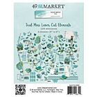 49 And Market Color Swatch: Teal Mini Laser Cut Outs Elements