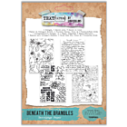 TEXT(ures) by Lou Collins Beneath the Brambles 5x7 Inch Decoupage Paper (8pcs) (TEXDP0001)