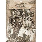 Tim Holtz Idea-Ology Paper Dolls Die-Cuts Vintage Black & White
