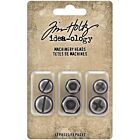 Tim Holtz Idea-Ology Metal Adornments 6/Pkg Machinery Heads