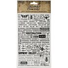 Tim Holtz Idea-Ology Remnant Rubs Rub-Ons 4.75"X7.75" 2/Pkg Specimen