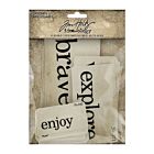 Tim Holtz Idea-Ology Double-Sided Flashcards 45/Pkg