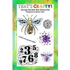 That's Crafty! Clearstamp A5 - Grunge Bumble Bee 104963     