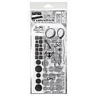 Mixed Media #9 Tim Holtz Clear Stamp and Stencil (THMM109)