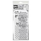 Mixed Media #13 Tim Holtz Clear Stamp and Stencil (THMM113)