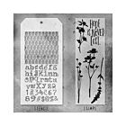 Stampers Anonymous Mixed Media #21 Tim Holtz Clear Stamp and Stencil (THMM121)