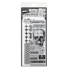 Mixed Media #48 Tim Holtz Clear Stamp and Stencil (THMM148)