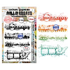 AALL & Create Through the Lens A6 Stamp Sets Torn Prints (AALL-TP-1336)