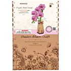 Robotime Purple Moth Orchid