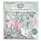 49 And Market Vintage Artistry Tranquility Chipboard Word Set 