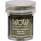 Wow! Embossing Powder Primary Colours chartreuse 15ml Jar