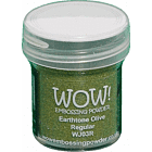 Wow! Embossing Powder Earthtone Colours Olive - 15ml Jar    