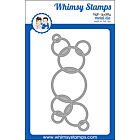 Whimsy Stamps Slimline Connected Bubbles Die