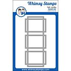 Whimsy Stamps Slimline Connected Rectangles Die