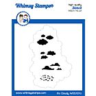Whimsy Stamps It's Cloudy Stencil