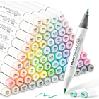 pre-order Ohuhu Honolulu B 96 Pastel kleuren Alcohol Art Markers Brush & Fine (Sweetness & Blossoming)  (rond 22 januari verwacht)